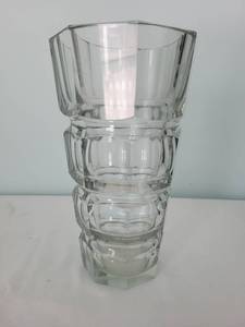 lot 47 image: Geometric Crystal Vase