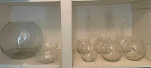 lot 61 image: Glass Fishbowls & Vases Collection