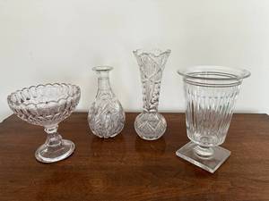 lot 73 image: Vintage Crystal Glassware Set