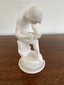 lot 305 image: Marble Boy Sculpture