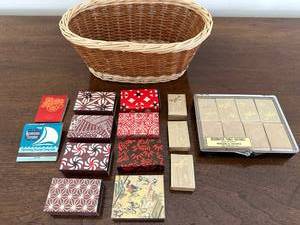 lot 309 image: Vintage Matchbox Collection & Basket