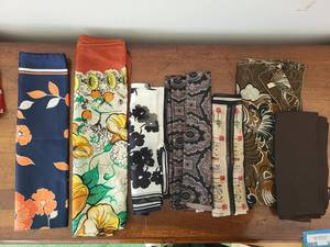 lot 334 image: Vintage Silk Scarf Collection with Silk Echo