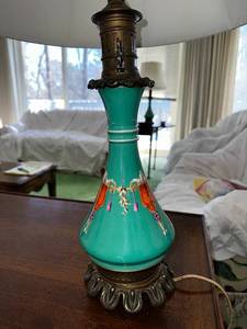 lot 392 image: Vintage Ceramic Table Lamps Set of Two