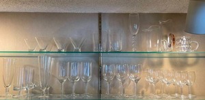 lot 284 image: Mixed Glassware and Nice Water Pitcher Collection