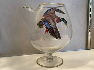 lot 295A image: Pair of Cocktail Pitchers including a Frank Vosmansky Duck Pitcher