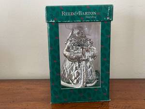 lot 348 image: Reed & Barton Santa Ornament