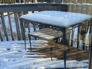 lot 412 image: Vintage Set of Wrought Iron Patio Tables