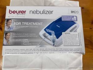 lot 20 image: Beurer IH20 Nebulizer with Compressor Technology - New in box