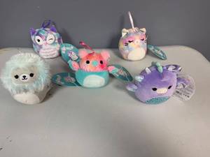 lot 48 image: Collection of 5 Adorable Squishmallows