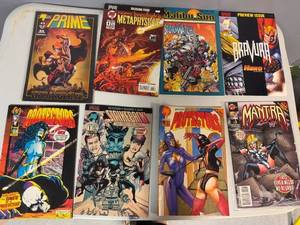lot 54 image: Collection of 8 Vintage Comic Books