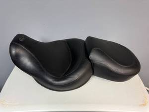 lot 60 image: Mustang Motorcycle Dual Seat with Black Leather Finish