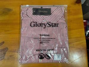 lot 93 image: GloryStar Mens Red Plaid Button-Down Shirt, Size 2XL (new in package)