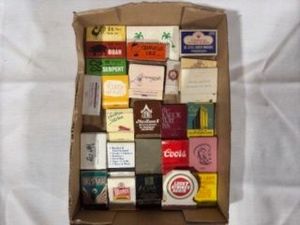 lot 118 image: Collection of Vintage Matchbooks