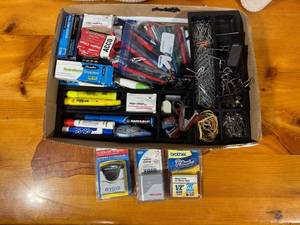lot 126 image: Assorted Office Supplies Collection Including Pens, Clips, and More