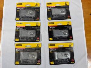 lot 148 image: Set of 6 Stanley Lifespan Hinged Hasps 3-12 inch