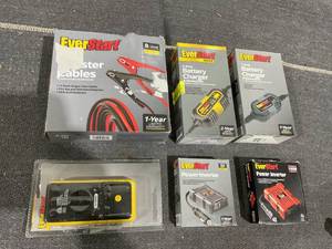lot 153 image: LOT OF 6 Miscellaneous EverStart Tools
