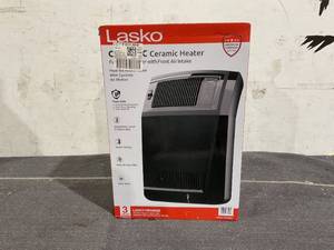 lot 154 image: Lasko 1500W Cyclonic Ceramic Console Electric Space Heater with Timer, CC24925