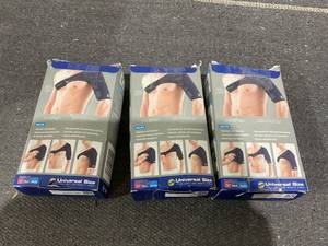 lot 156 image: LOT OF 3 Neo G Easy-Fit Shoulder Support - One Size