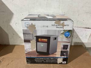 lot 274 image: Mainstays 1500W Electric 4-Element Infrared Cabinet Space Heater for Indoor