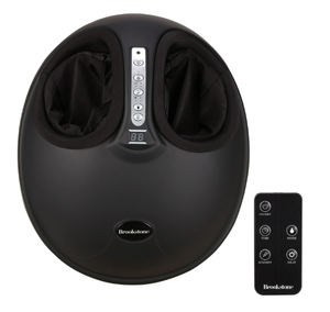 lot 98 image: Brookstone Foot Massager, 360-Degree Air Compression, Compact and Portable