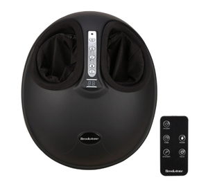 lot 100 image: Brookstone Foot Massager, 360-Degree Air Compression, Compact and Portable