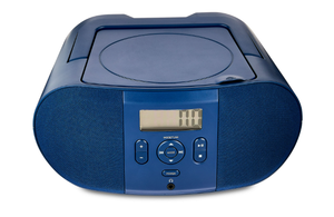 lot 103 image: LOT OF 2 Onn. Portable CD Boombox with Digital FM Radio
