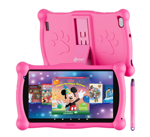 lot 111 image: Contixo 7 Kids Tablet, 2024 Model, 50 FREE Disney eBooks, 32GB, Educational Android Tablet for Kids Ages 3-12, Parental Controls