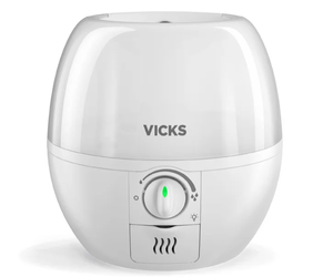lot 124 image: LOT OF 2 Vicks 3-in-1 Sleepy Time Humidifier Diffuser Nightlight, VUL500