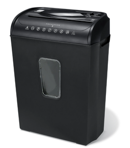 lot 127 image: PenGear 6-Sheet Cross-cut PaperCredit Card Shredder with 3.7 Gallon Bin, Black,Home and Office Use