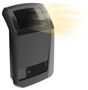 lot 128 image: Lasko 1500W Cyclonic Ceramic Console Electric Space Heater with Timer, CC24925