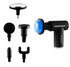 lot 147 image: Brookstone Cordless Hot and Cold Percussion Deep Tissue Massager Gun, 6 Intensity Levels