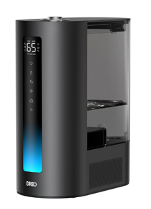 lot 158 image: DREO 1.6 Gal Smart CoolWarm mist Humidifier,Black,60 Hour Runtime, with accurate Sensor and indicator light, Timer