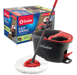 lot 227 image: LOT OF 2 O-Cedar EasyWring Spin Mop & Bucket System