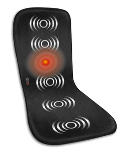 lot 365 image: Health Touch Double-Side Full Body Massage Mat, 5 Vibration Motors Massage with Soothing Heat