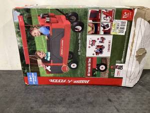lot 633 image: Radio Flyer, 3-in-1 All-Terrain EZ Fold Wagon with Canopy