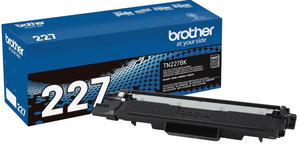 lot 270 image: Brother Genuine TN227, TN227BK, High Yield Toner Cartridge, Replacement Black Toner