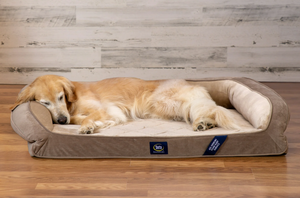 lot 489 image: Serta Extra Large Quilted Gel Memory Foam Orthopedic Pet Bed