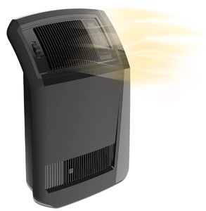 lot 491 image: Lasko 1500W Cyclonic Ceramic Console Electric Space Heater with Timer