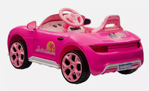 lot 618 image: Barbie Kids 12V Battery Powered Convertible Ride-On