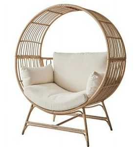 lot 622 image: Better Homes & Gardens Bellamy Round Wicker Outdoor Egg Chair