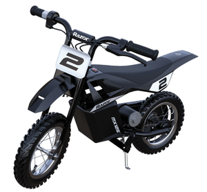 lot 639 image: Razor Dirt Rocket MX125 Electric-Powered Dirt Bike - Black with Decal Included, for Child 5