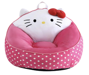 lot 654 image: Hello Kitty Kids Compressed Plush Chair