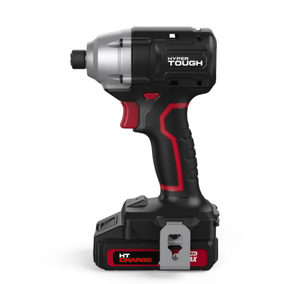 lot 176 image: Hyper Tough 20V Brushless Impact Driver with 2.0Ah Lithium-Ion Battery Pack and Charger, 14-inch. Hex Collet Chuck Size, 22006.2