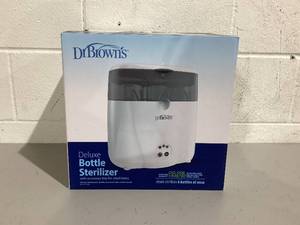 lot 522 image: Dr. Browns Deluxe Electric Sterilizer for Baby Bottles, Nipples, & Other Baby Essentials, BPA Free