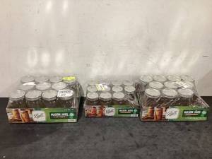 lot 677 image: LOT of Miscellaneous Mason Jars