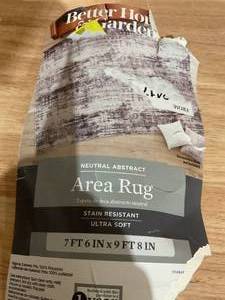 lot 379 image: Better Homes & Gardens Neutral Astract Area Rug