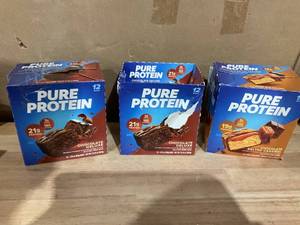 lot 393 image: LOT OF 3 12PCS Pure Protein Bar, 21g Protein, Gluten Free
