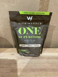 lot 397 image: LOT OF 3 VitaHustle One Superfood Protein  Greens, All-in-One Nutrition Shake with 20g Plant Protein, Chocolate, 10 Servings