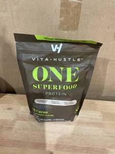 lot 398 image: LOT OF 3 VitaHustle One Superfood Protein  Greens, All-in-One Nutrition Shake with 20g Plant Protein, Chocolate, 10 Servings