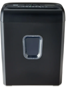 lot 193 image: PenGear 6-Sheet Micro-cut PaperCredit Card Shredder with 3.4 Gallon Bin, Black,Home and Office use